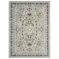 thumbnail image 1 of Ox Bay Wesley 5'3" x 7', Blue/Taupe Traditional Washable Indoor Area Rug by Evette Rios, 1 of 8