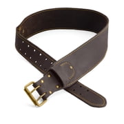 Ox Tools 3 Inch Oil Tanned Leather Tool Belt, Large