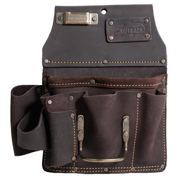 Ox Tools Drywallerfts Tool Pouch Oil-Tanned Leather