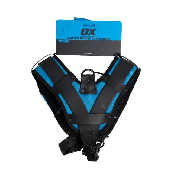 Ox Tools Leather And Nylon Suspenders With Kevlar Reinforcement