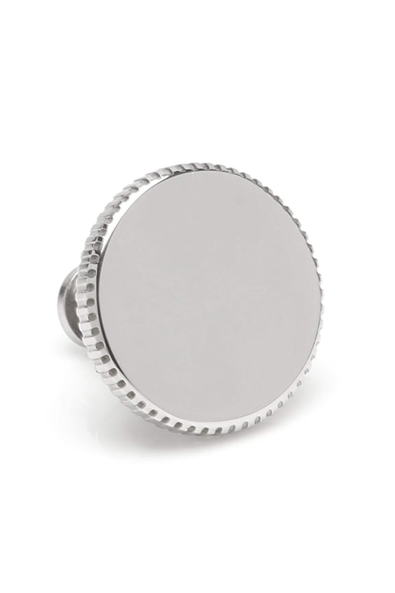 Stainless Steel Coin Edge Engravable Lapel Pin