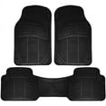 thumbnail image 1 of OxGord Car Floor Mats Ridged Rubber Full Set Universal Fit (4 Piece) (Black), 1 of 6