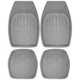 thumbnail image 1 of OxGord Car Floor Mats Ridged Rubber Full Set Universal Fit (4 Piece) (Gray), 1 of 5