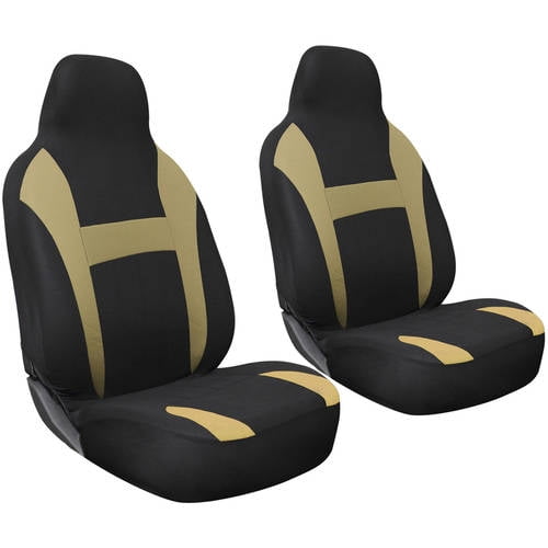 OxGord Integrated Flat Cloth Bucket Seat Covers, Universal Fit For Car ...