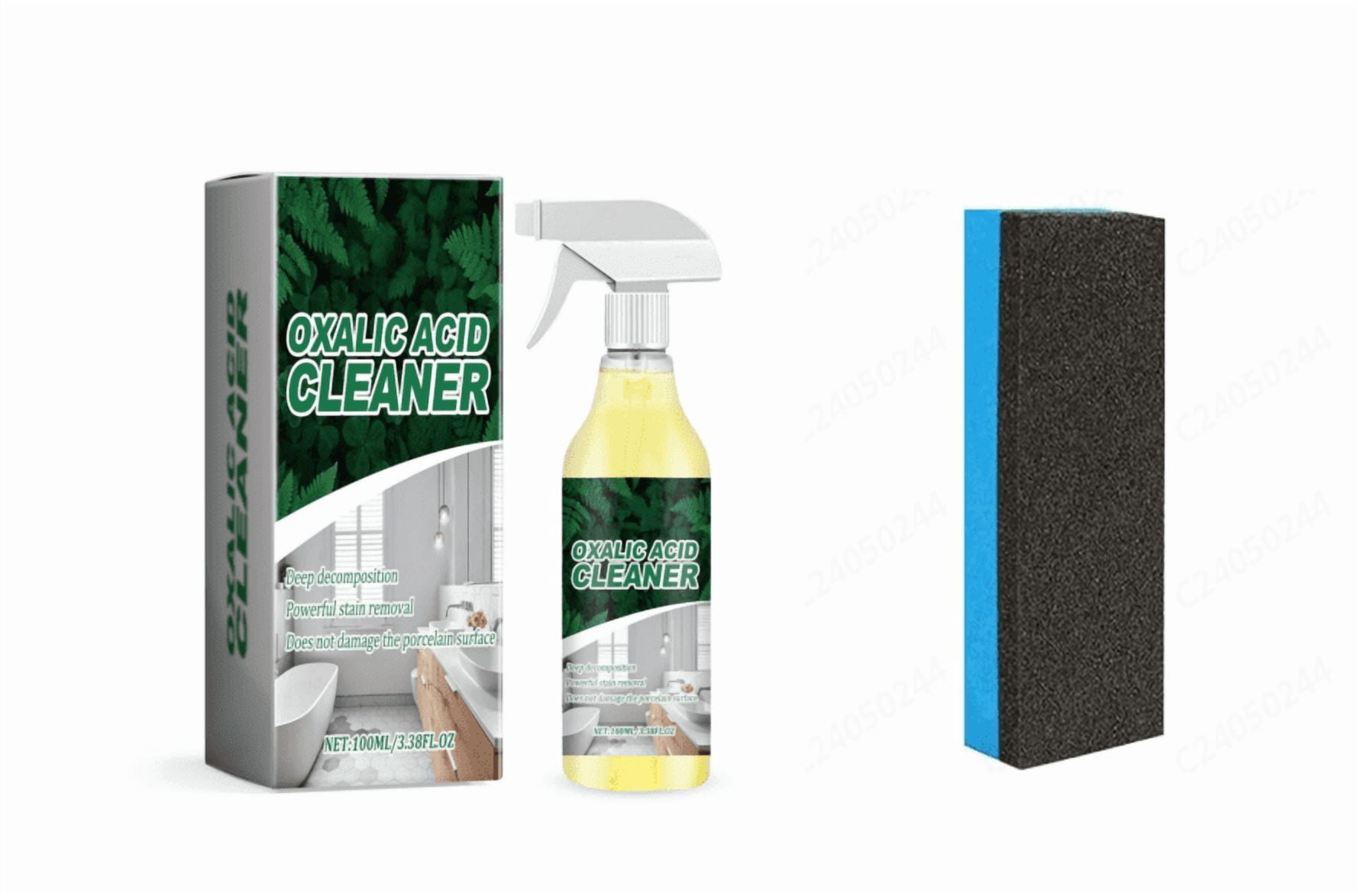 Toil Cleaner Oxalic Acid Powerful Stain Cleaner, Highly Effective Oxalic Acid Toilet ...