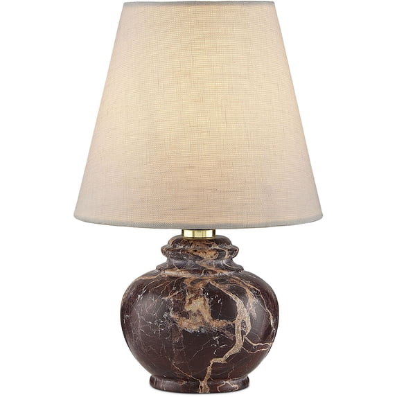 Oxblood Piccolo Brown Mini Table Lamp Bunny Williams Collection