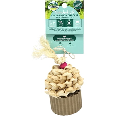 Oxbow Enriched Life Celebration Cupcake Enrichment Toy For Small Animals