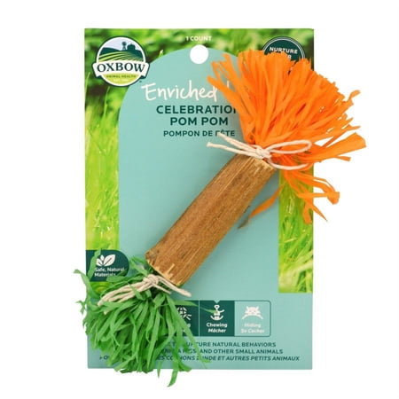 Oxbow Animal Health Enriched Life Celebration Pom Pom Small Animal Chew, One Size