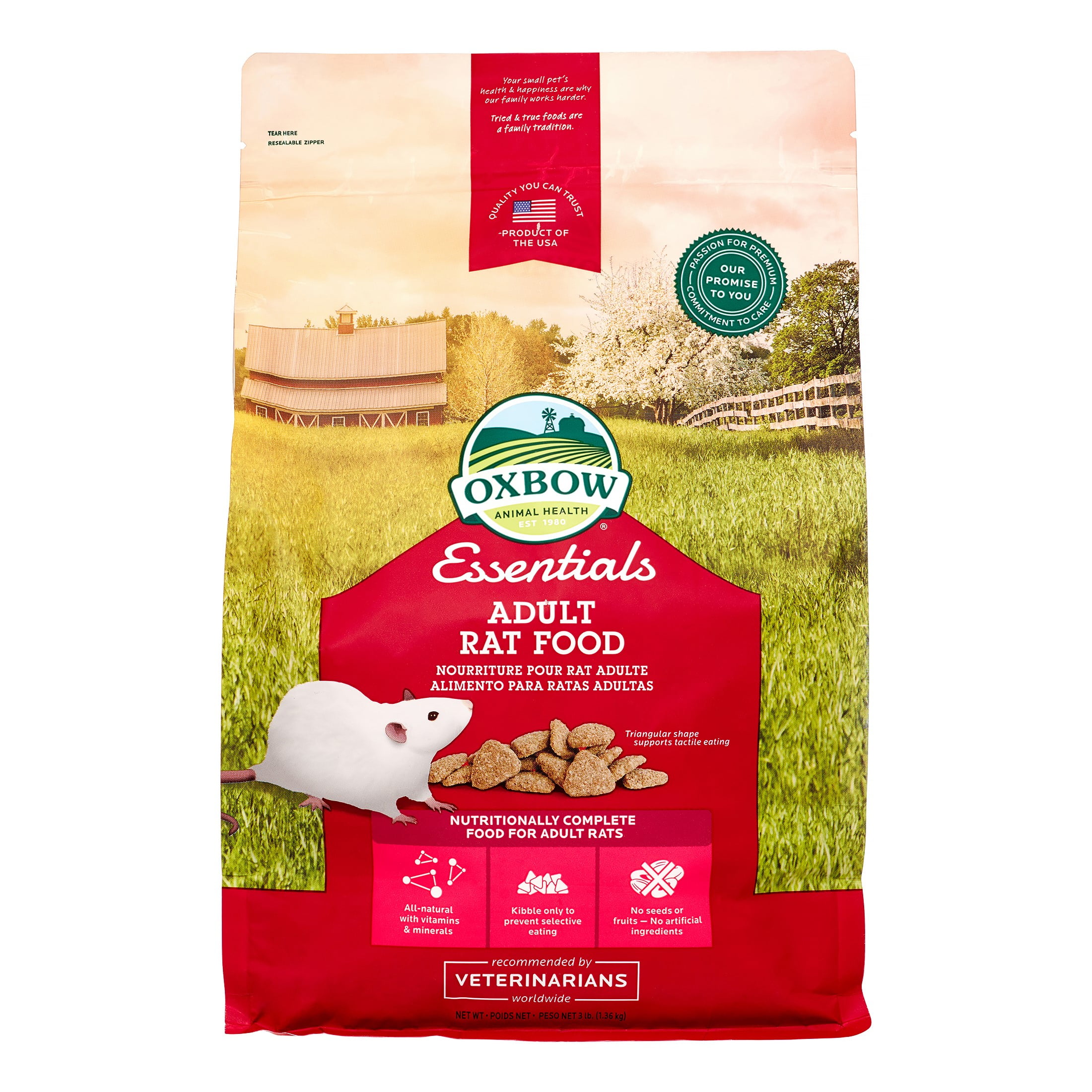 Oxbow Essentials - Adult Rat Food Oxbow Essentials - Adult Rat Food