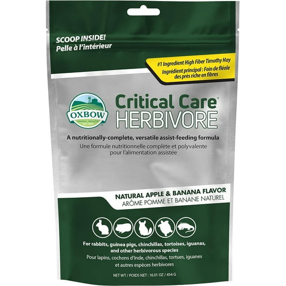Oxbow Critical Care Herbivore Apple-Banana (454g)