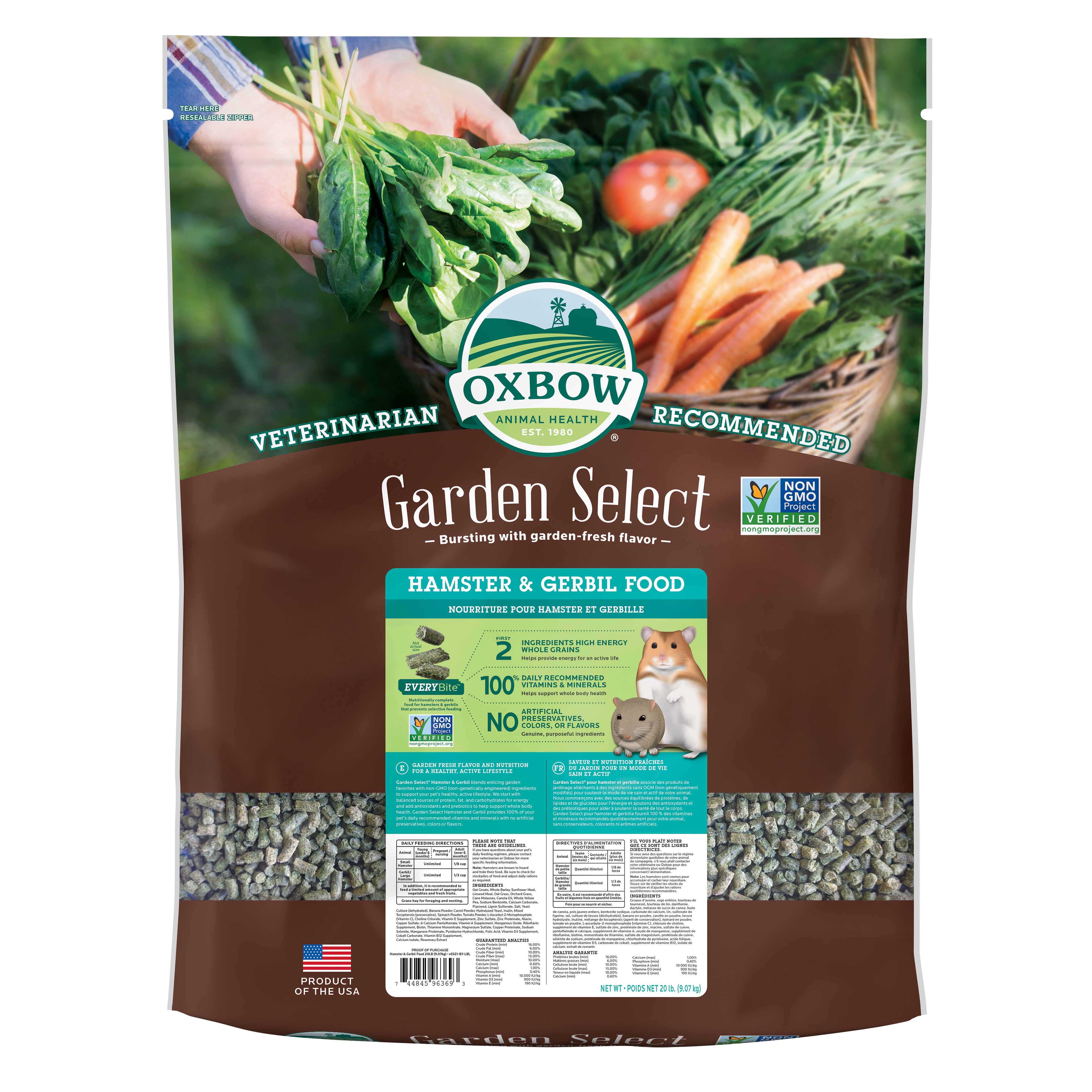Oxbow garden clearance select rabbit food
