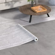 Oxdigi PVC Peel and Stick Contact Paper Vinyl Flooring Roll 24x 393 inch Self Adhesive Wood Plank Film