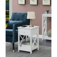 thumbnail image 1 of Oxford 1 Drawer End Table, White, 1 of 2