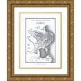 thumbnail image 1 of Oxford 14x18 Gold Ornate Wood Framed with Double Matting Museum Art Print Titled - Syracuse Italy - Oxford 1828, 1 of 4