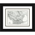 thumbnail image 1 of Oxford 18x14 Black Ornate Wood Framed with Double Matting Museum Art Print Titled - Europe Thrace Dacia Macedonia Greece - Oxford 1828, 1 of 4