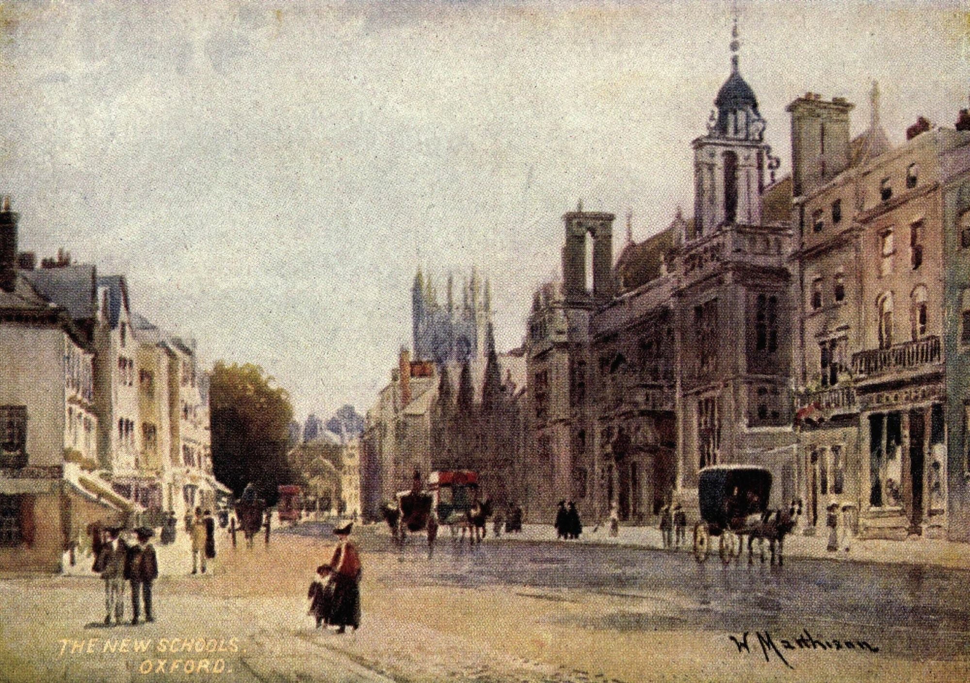 Oxford 1905 New Schools Canvas Art - William Matthison (18 x 24)