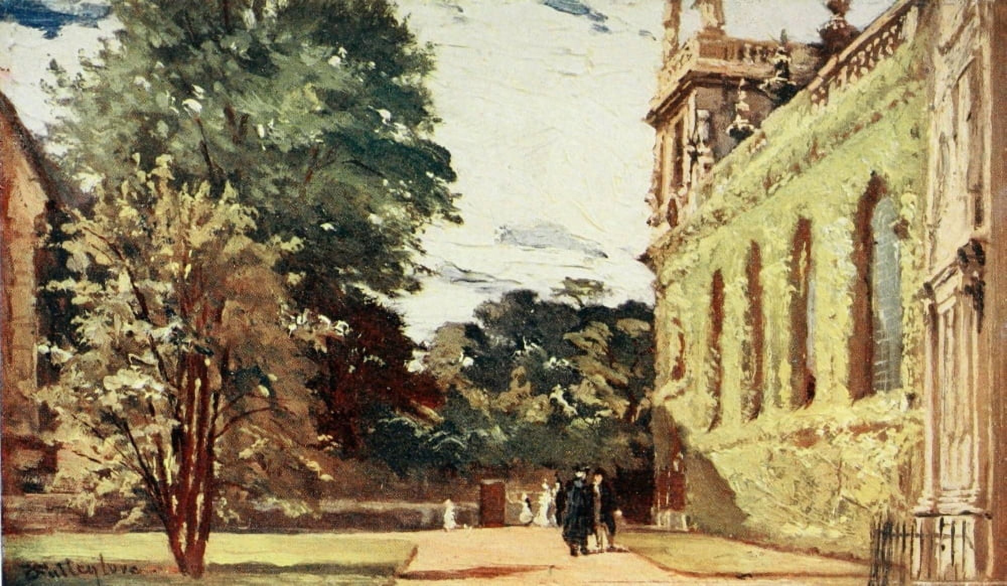 Oxford 1922 Trinity College Canvas Art - John Fulleylove (24 x 36)