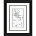 thumbnail image 1 of Oxford 24x32 Black Ornate Wood Framed with Double Matting Museum Art Print Titled - Sparta Greece - Oxford 1828, 1 of 4