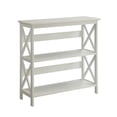 thumbnail image 1 of Convenience Conccepts Oxford 3 Tier Bookcase Entryway Hall Table, White, 1 of 5