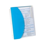 Oxford 4-Pocket Envelope Folder Blue/Translucent OXF 35103 372238