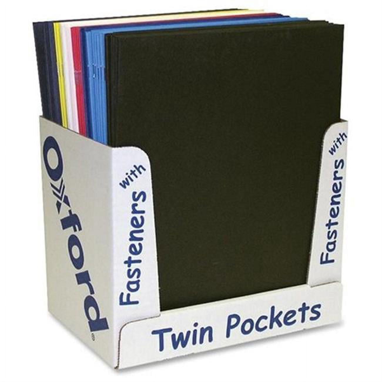 Oxford 57750 Twin Pocket Folder with Fasteners, Pack of 50