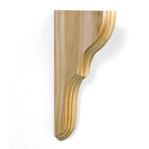 Oxford 7" x 11" Wood Shelf Brackets, Unfinished