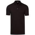 thumbnail image 1 of Oxford America Men's Deloach Shadow Striped Polo Golf Shirt, Medium Black -, 1 of 2