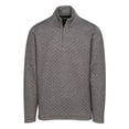 thumbnail image 1 of Oxford America Men's Linden 1/4-Zip Quilted Golf Pullover, Large Irongate -, 1 of 2