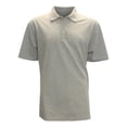 thumbnail image 1 of Oxford America Men's Randolph Solid Polo Golf Shirt,  Large Gray -, 1 of 1