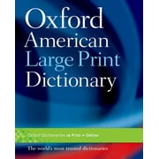 Oxford American Large Print Dictionary, Paperback