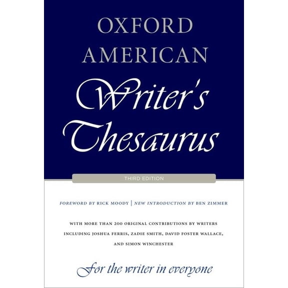 Oxford American Writer's Thesaurus, (Hardcover)
