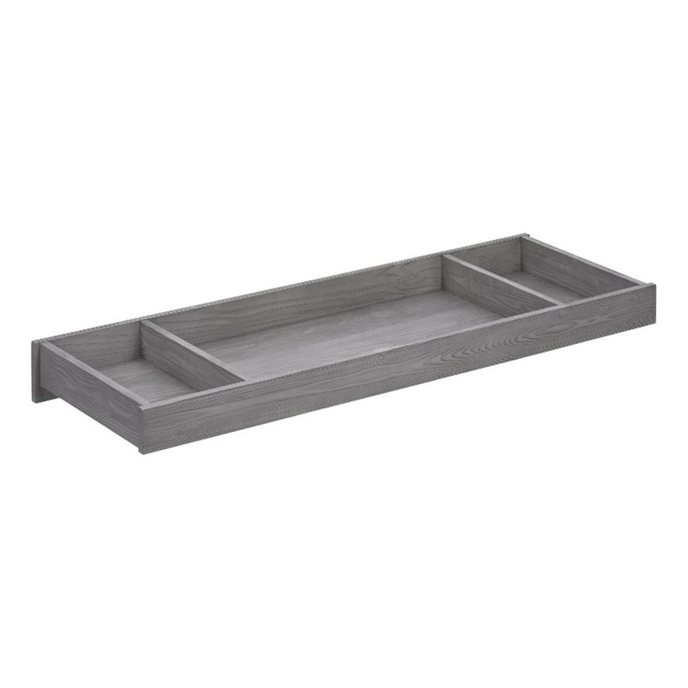 Dusk Gray Solid Wood Changing Topper for Dresser