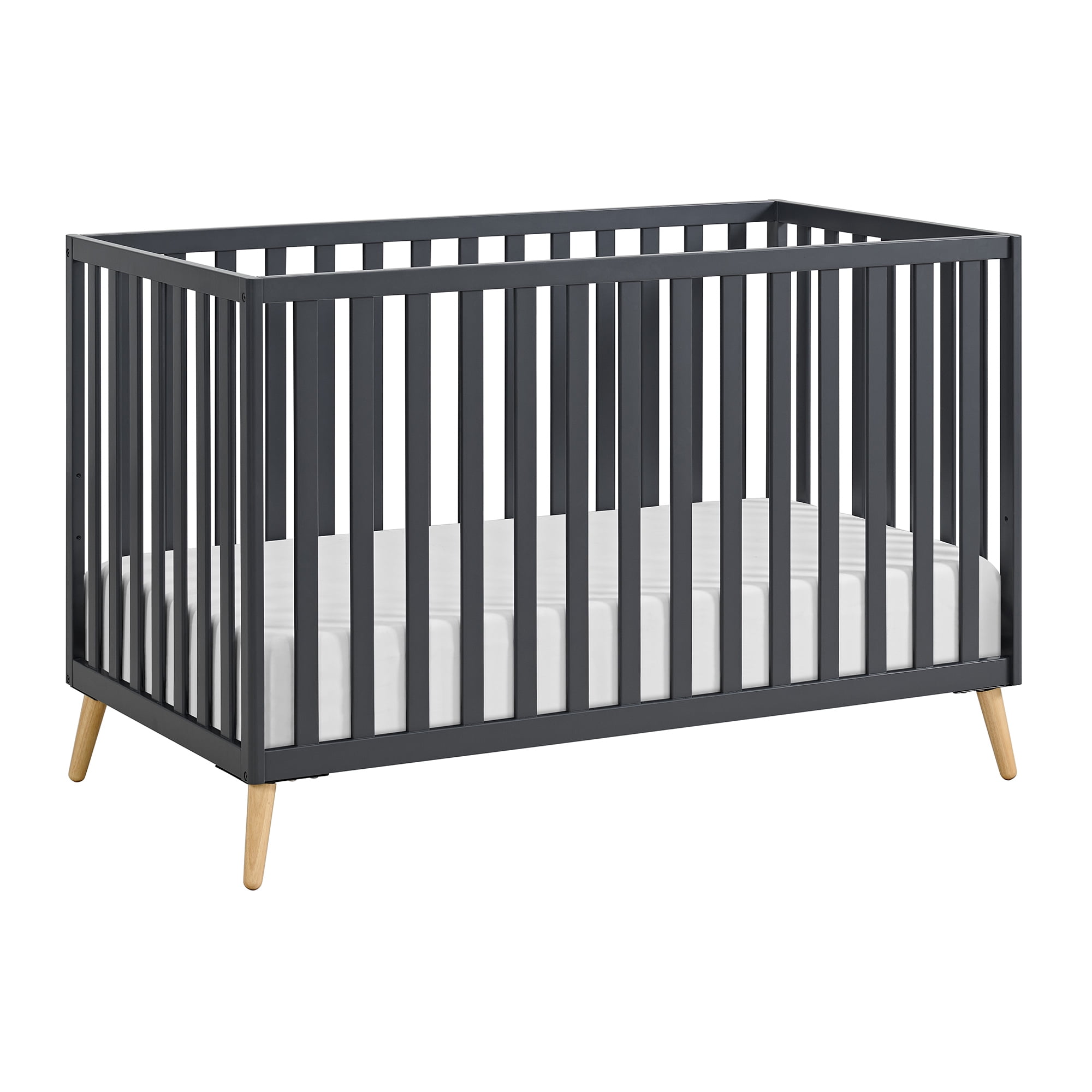 アリス　3in1 Oxford Baby Cozy Nest 3 In 1 Island Crib Midnight Slate / Natural