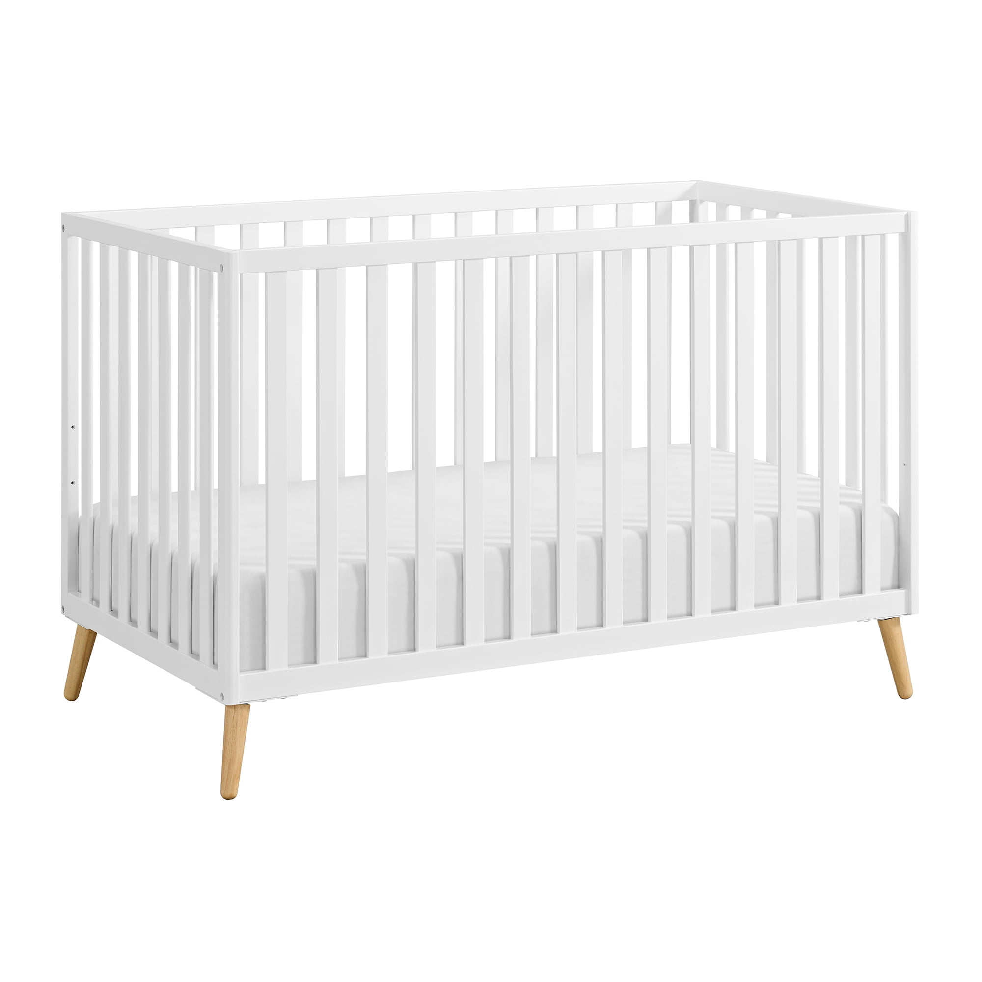 Oxford Baby Cozy Nest Convertible Island Crib Snow White / Natural