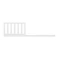 thumbnail image 1 of Oxford Baby Cozy Nest Toddler Guard Rail Snow White, 1 of 6