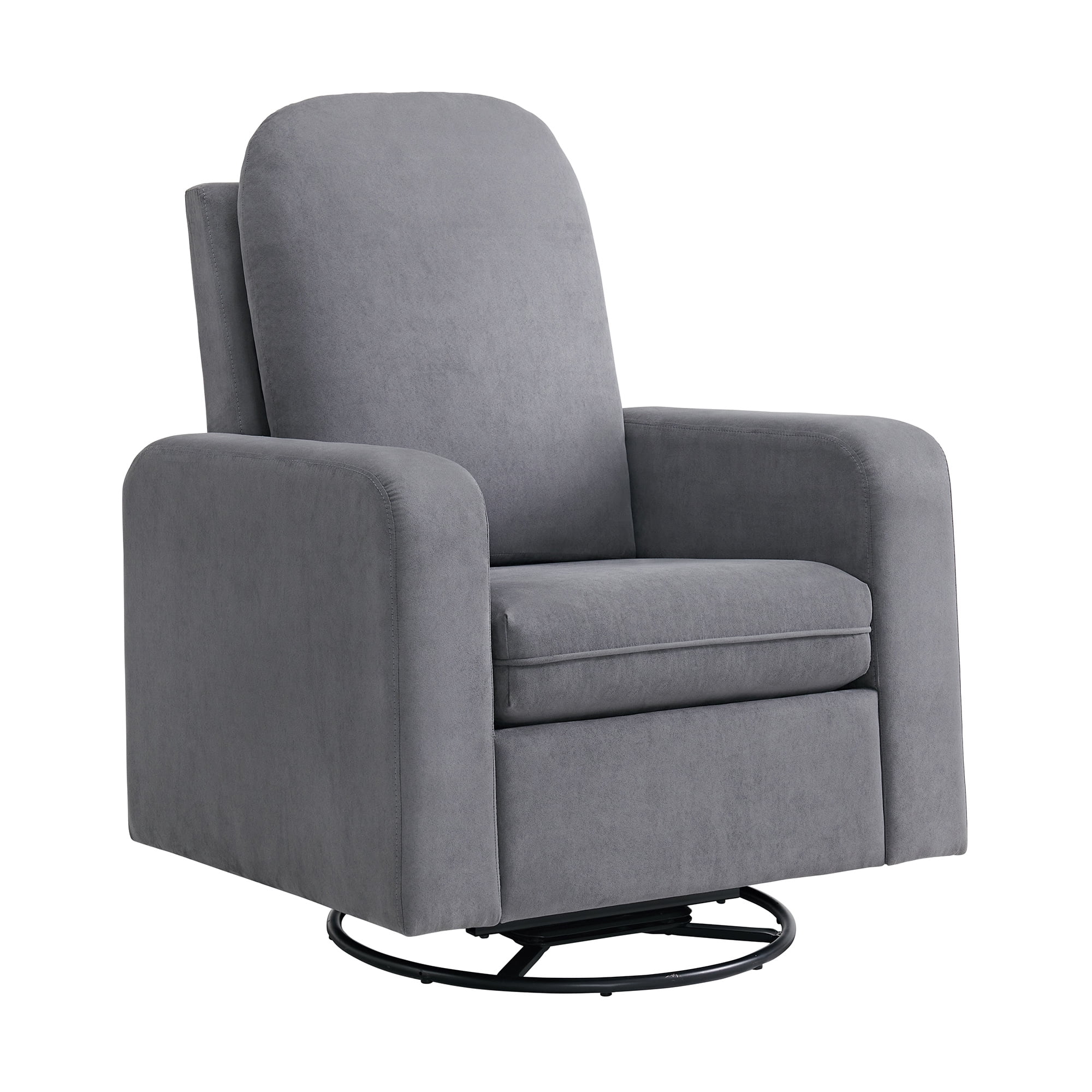 Oxford Baby Essential Upholstered Glider, Dark Gray