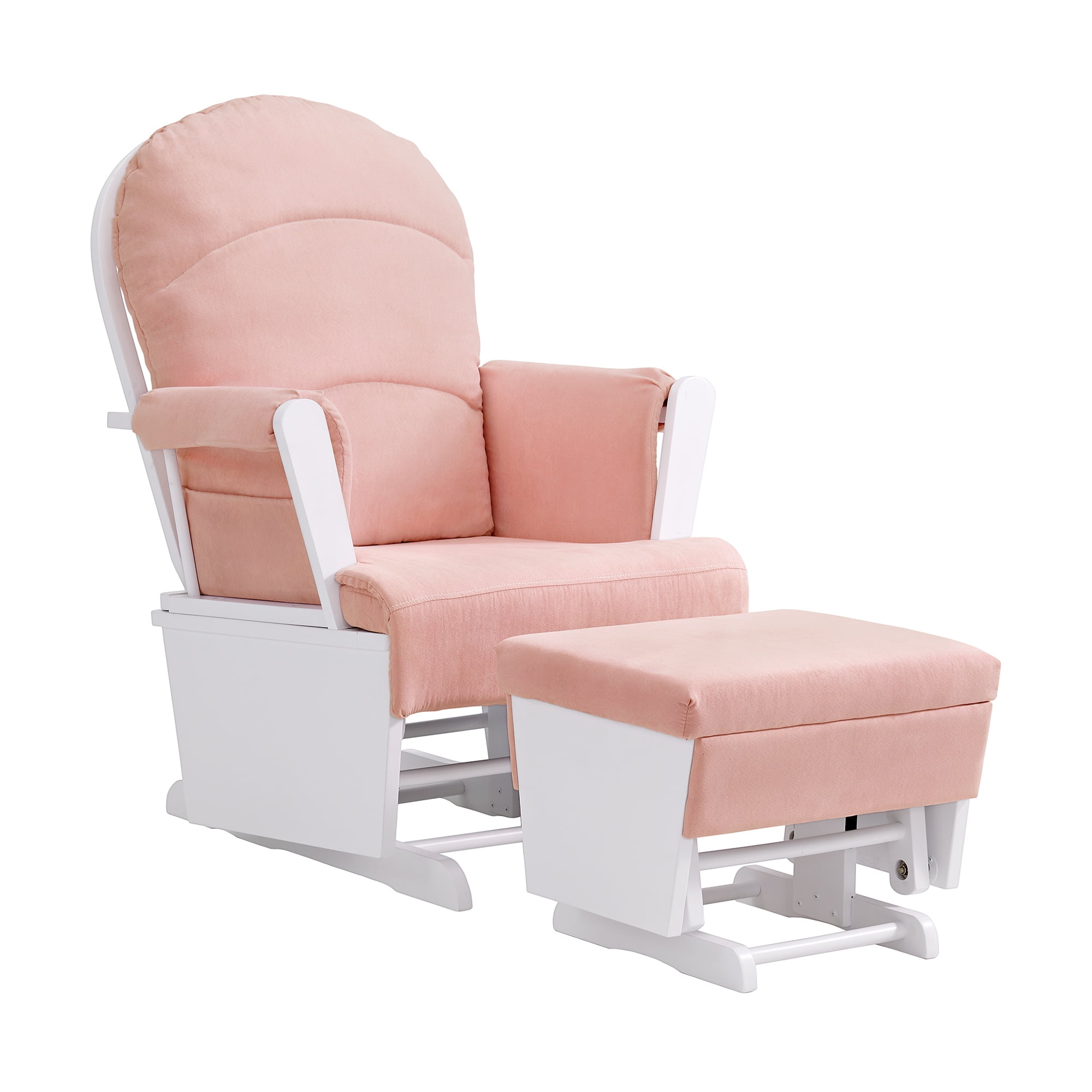 Oxford Baby Essential Wooden Glider, Pink