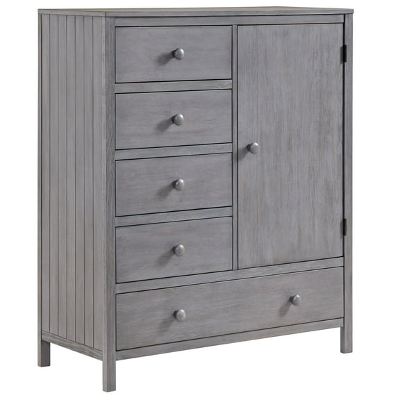 Soho Baby Everlee Wardrobe Chest In Greystone