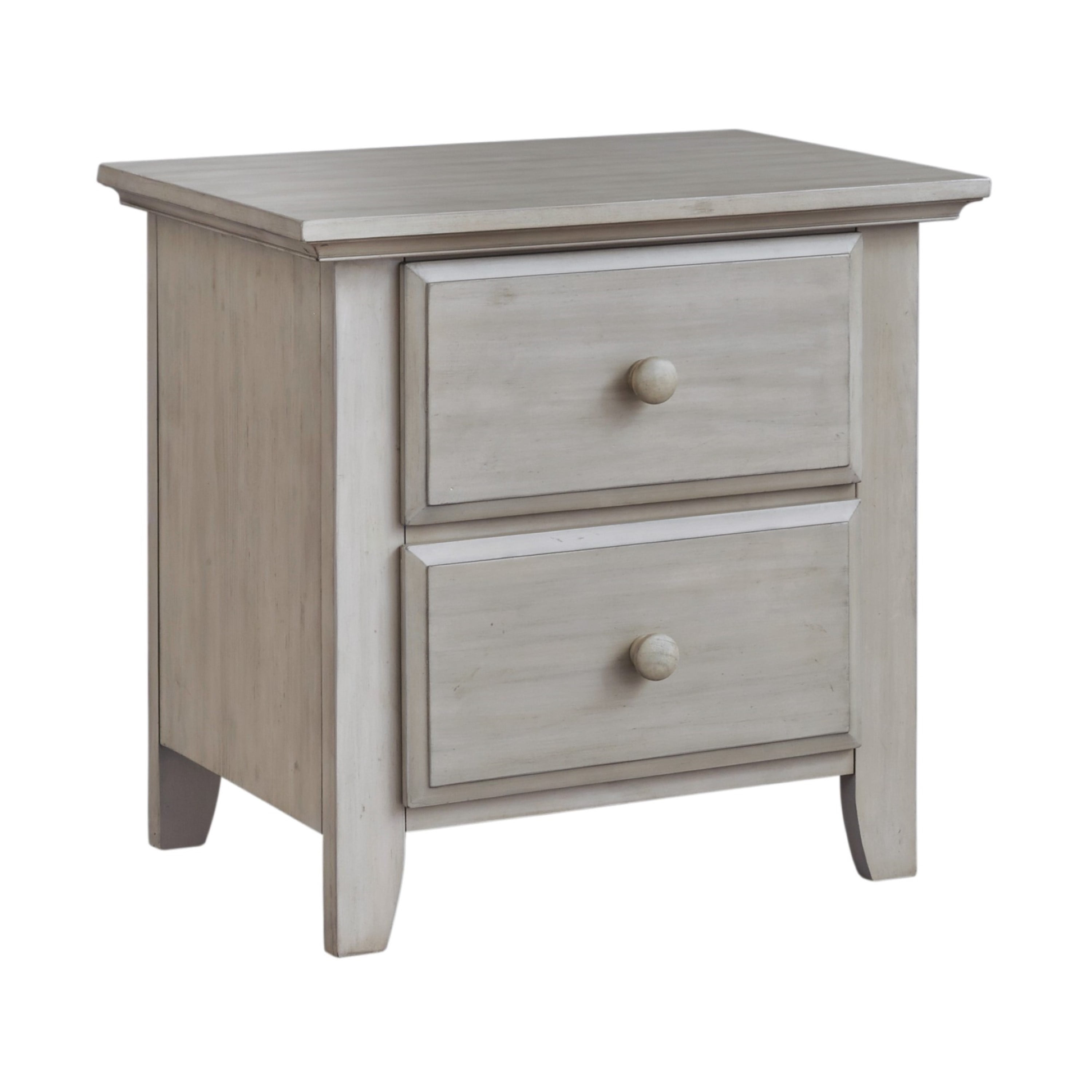 Oxford Baby Kenilworth 2 Drawer Nightstand, Stone Wash