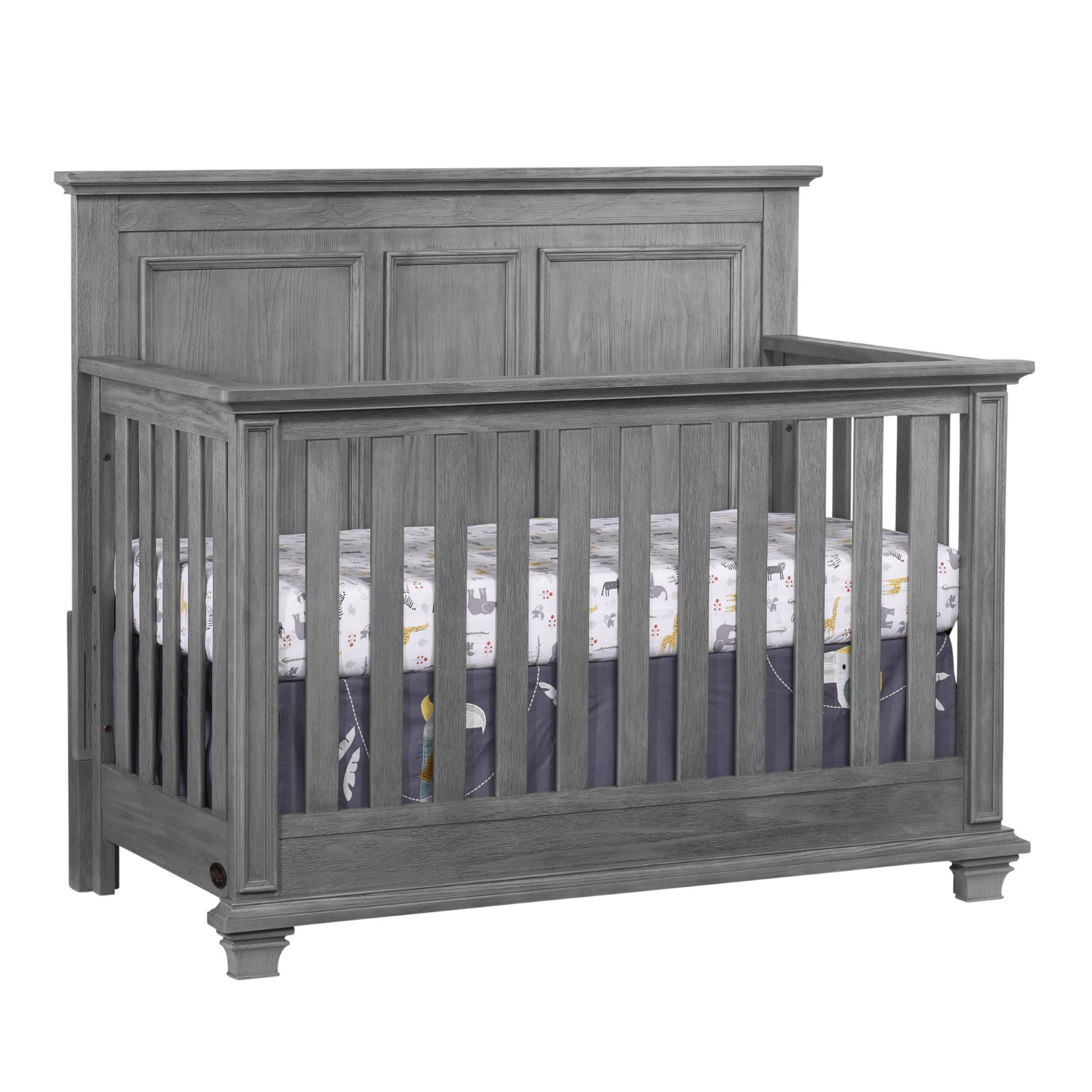 Oxford Baby Kenilworth 4-in-1 Convertible Crib, Graphite Gray, GREENGUARD Gold Certified, Wooden Crib - image 1 of 10