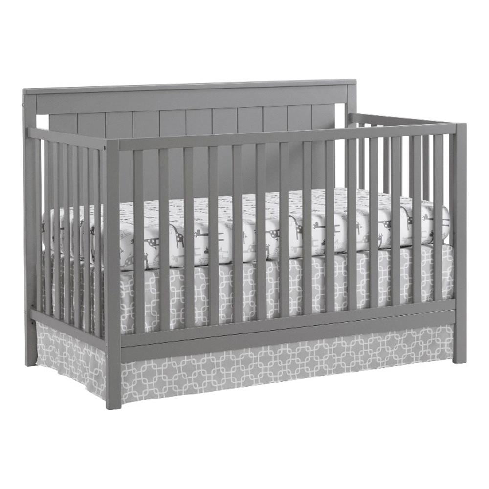 Oxford Baby Lazio 4-In-1 Convertible Crib in Dove Gray
