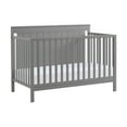 thumbnail image 1 of Oxford Baby Lazio 4-in-1 Convertible Crib, Dove Gray, GREENGUARD Gold Certified, Wooden Crib, 1 of 7