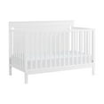 thumbnail image 1 of Oxford Baby Lazio 4-in-1 Convertible Crib, Snow White, GREENGUARD Gold Certified, Wooden Crib, 1 of 16