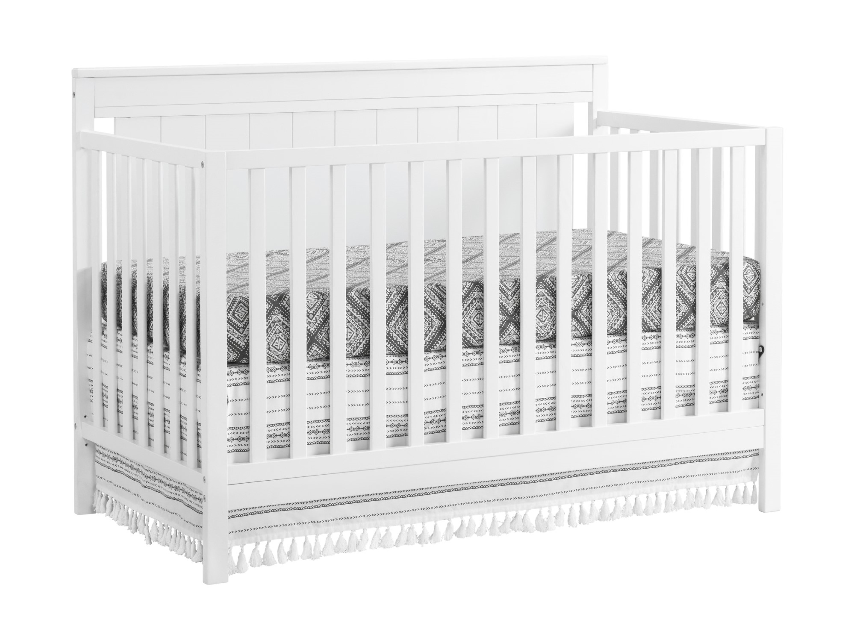 Oxford Baby Lazio 4in1 Convertible Crib, Dove Gray, GREENGUARD Gold