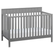 Oxford Baby Logan 4-in-1 Convertible Crib, Dove Gray, GREENGUARD Gold Certified, Wooden Crib