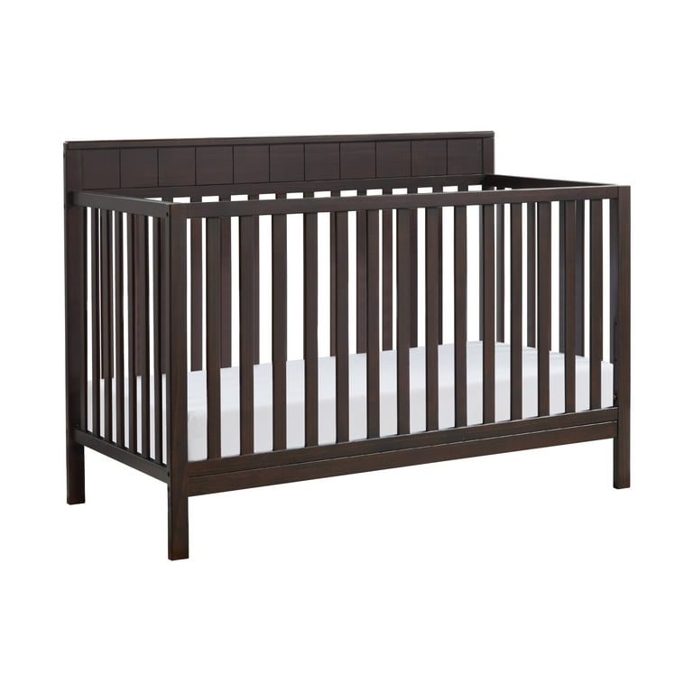 Baby Cribs Brown Wood Crib Oxford Baby Logan 4-in-1 Convertible