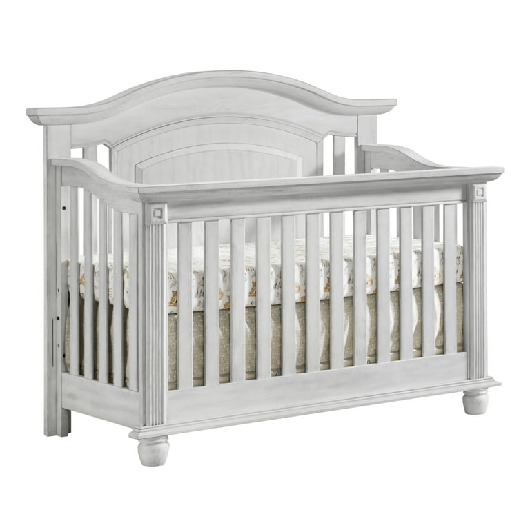 Oxford Baby London Lane 4 in 1 Convertible Crib Vintage White Walmart