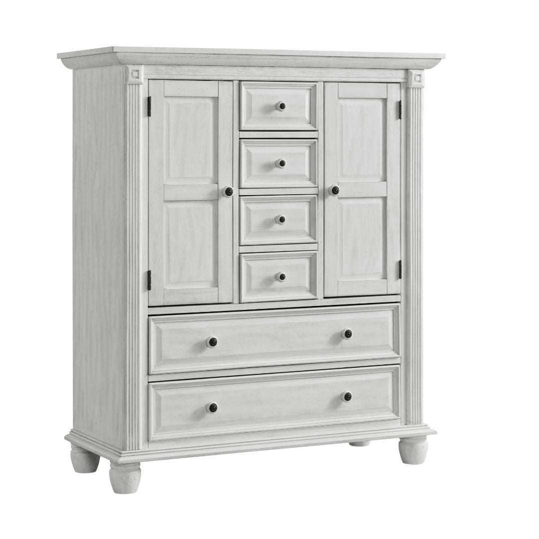 London Lane Chifferobe Oxford Baby Finish: Vintage White London Lane Chifferobe Oxford Baby Finish: Vintage White