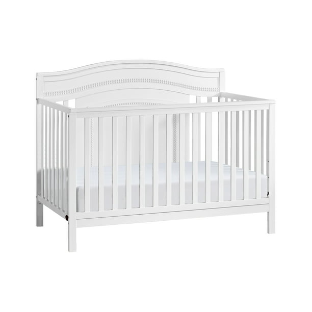 Oxford Baby Luella 4 in1 Convertible Crib, White - Walmart