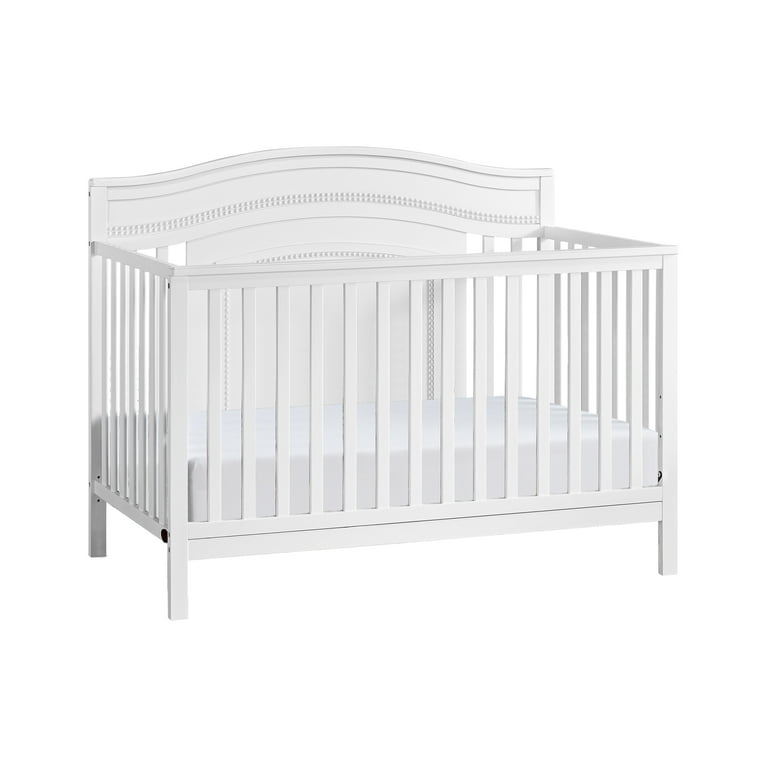 Free Shipping! Oxford Baby White Luella 4 in 1 Convertible Crib